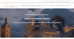 Desktop Screenshot of mariuszboruch.pl